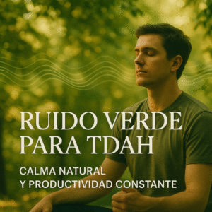 Ruido Verde para TDAH — Calma natural y productividad constante