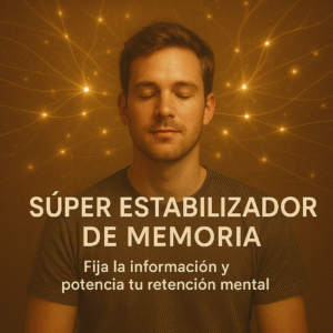 Súper Estabilizador de Memoria — Fija la información y potencia tu retención mental