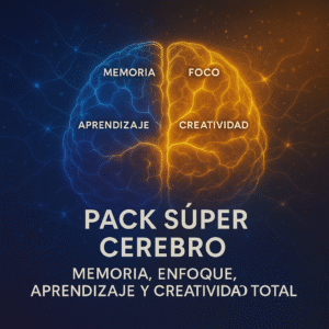 Pack Súper Cerebro — Memoria, Enfoque, Aprendizaje y Creatividad total